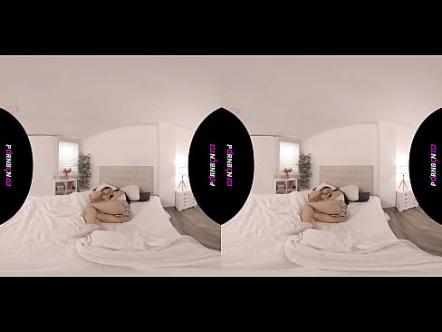 ❤️ PORNBCN VR दोन तरुण लेस्बियन 4K 180 3D व्हर्च्युअल रिअॅलिटीमध्ये खडबडीत जागे झाले जिनिव्हा बेलुची कॅटरिना मोरेनो ☑ आमच्याकडे ❤
